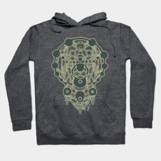 Sacred Circles Cosmic Paths Digital Design Hoodie